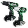 Get Hitachi KC18DFL - 18V Cordless Lithium Ion Two Piece Combination reviews and ratings