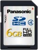 Get Panasonic RP-SDM06GU1K - 6GB High Speed 10MB/s Class 4 SDHC Memory Card reviews and ratings