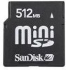 Get SanDisk SDSDM-512-A10M - Mini SD Flash Memory Card reviews and ratings
