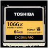 Get Toshiba Exceria Pro Compact Flash THNCF064GSGI reviews and ratings